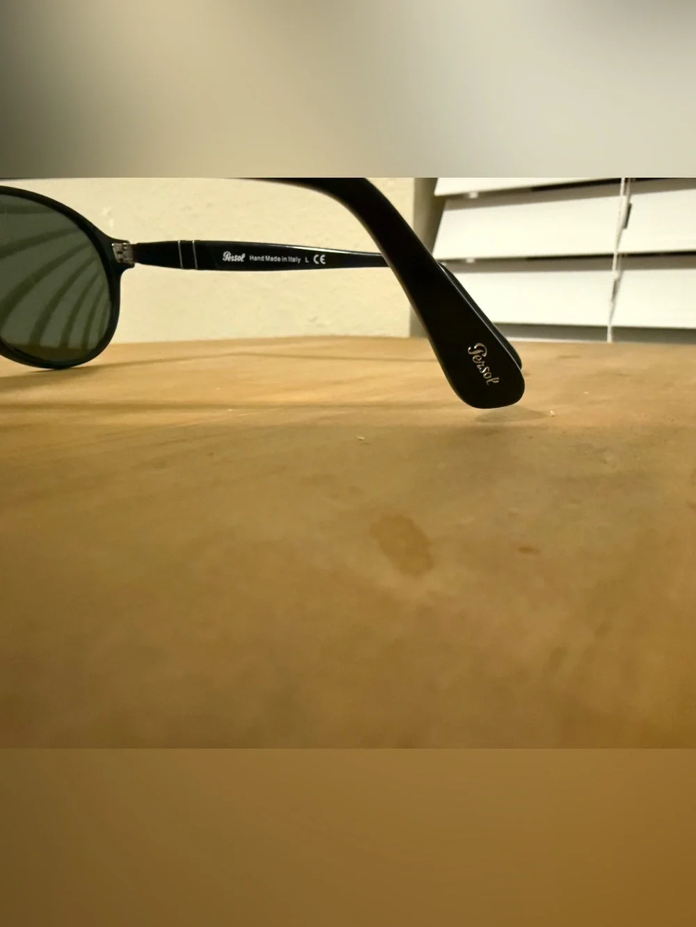 Persol Black Round Sunglasses 2988-5